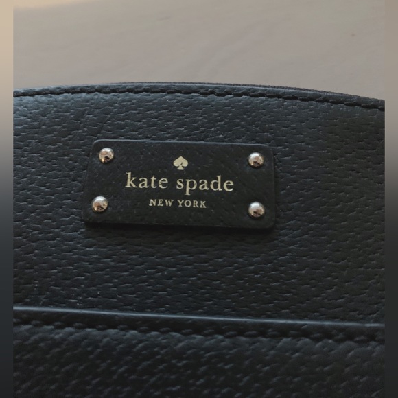 KATE SPADE Small Black Leather Satchel Bag J183 - Picture 2 of 8